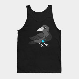 Raven bird crow jackdaw jay hooded crow cute Tank Top